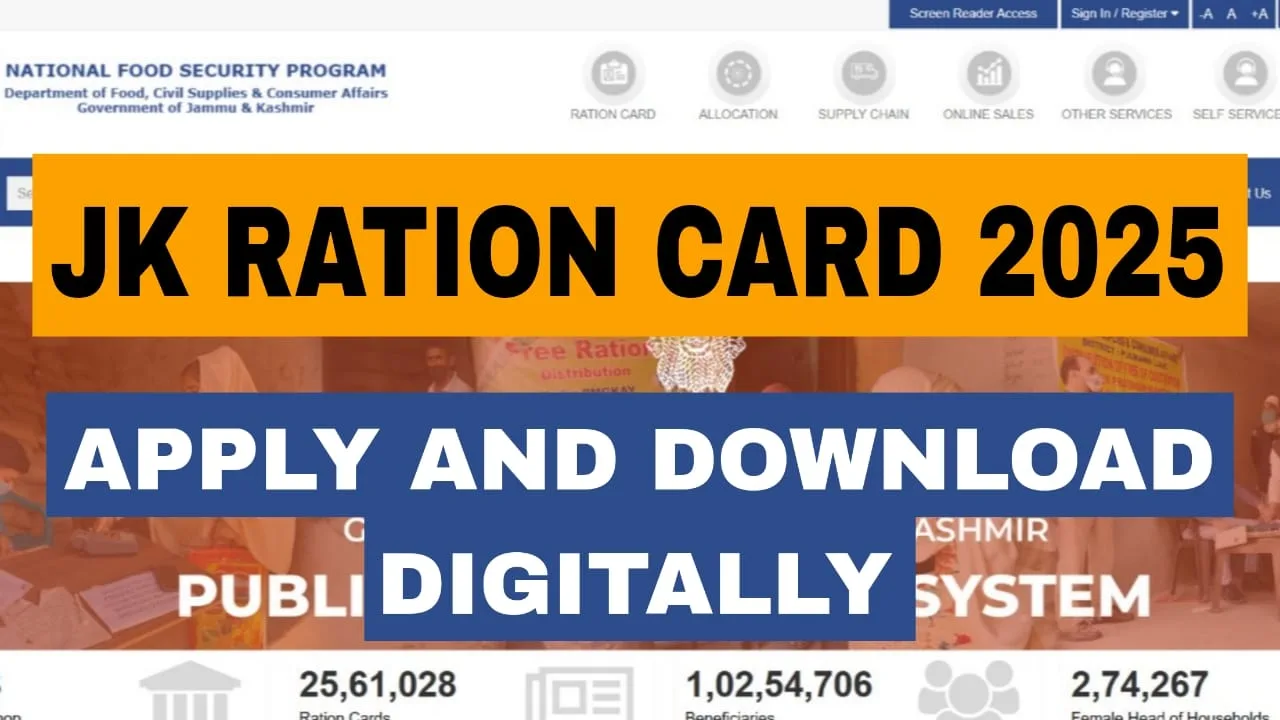 JK Ration Card 2025