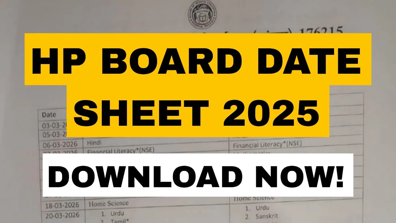 HP Board Date Sheet 2025